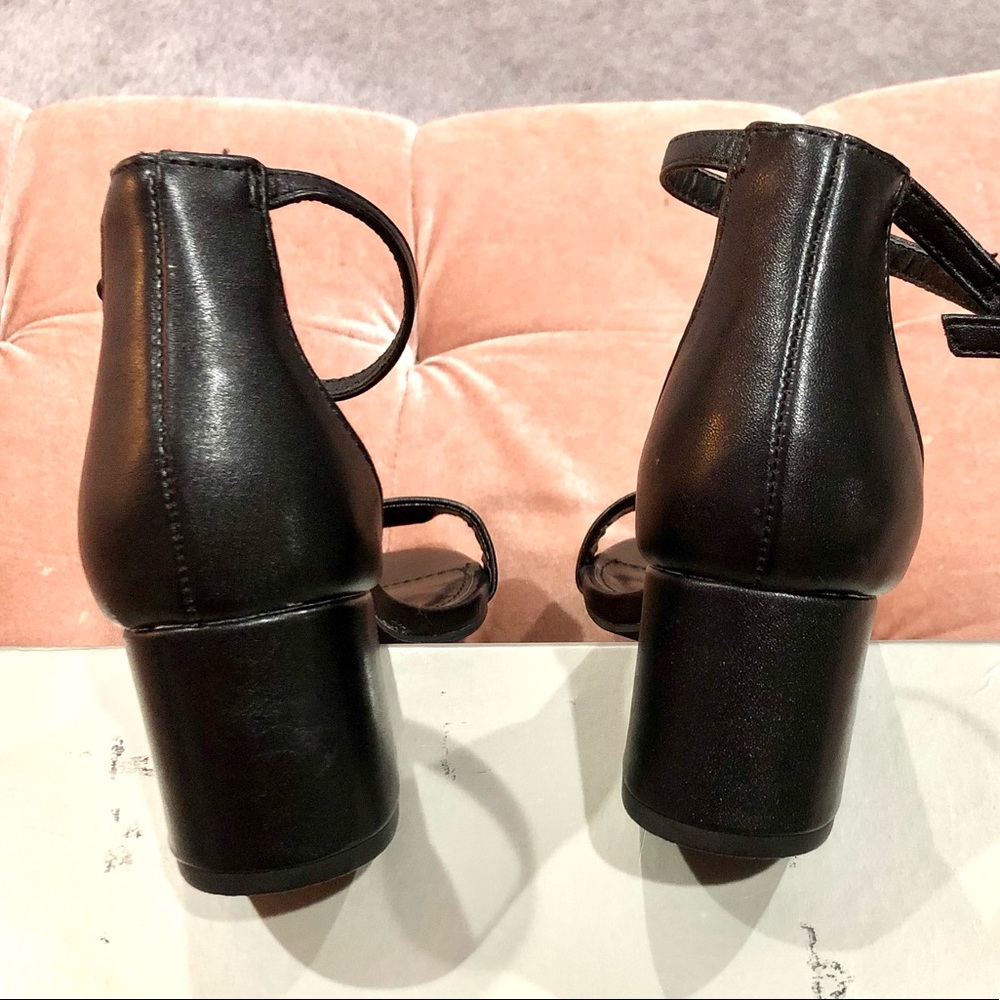 SM Women's Hayes Ankle Strap Dress 2inch heels Black size5 NWOT great condition - Picture 4 of 8